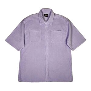 ❌️ §OLD ❌️ Drew House Oversized Corduroy Shirt Purple Heavyweight Made In USA